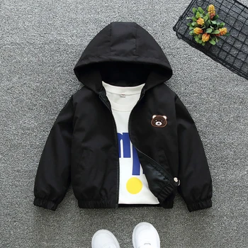 Kids Cartoon Dog Hooded Windbreaker 4 Fashion Dogs Baby Boys Jackets Casual Hooded Zipper Kids Windbreaker Coat Cartoon Boys Outerwear 1 2 3 4 5 6 Years Kids Clothes 4