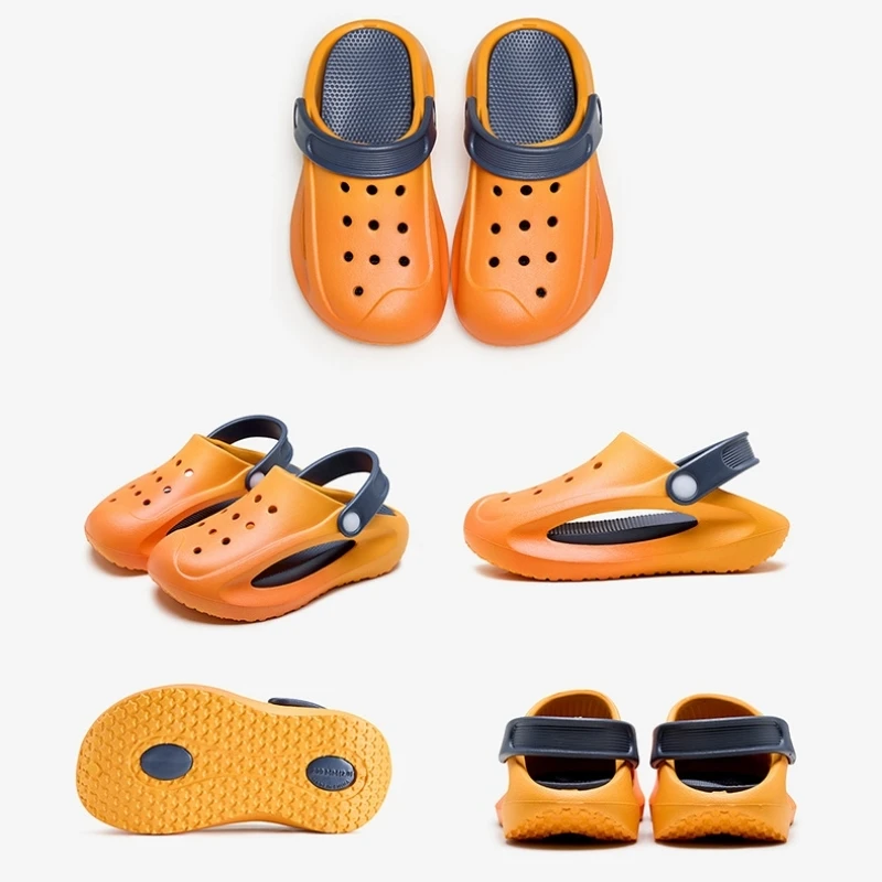 Summer Big Kids Sandals Outdoor Wade Quick-drying Junior Footwear Non-slip Children Sports Slippers