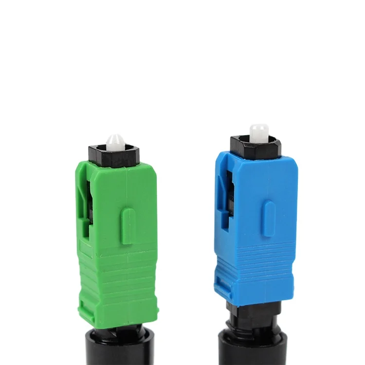 HSGQ FTTH Optical Fiber Optic Field Assembly Quick Connector SC APC UPC Fast Connectors