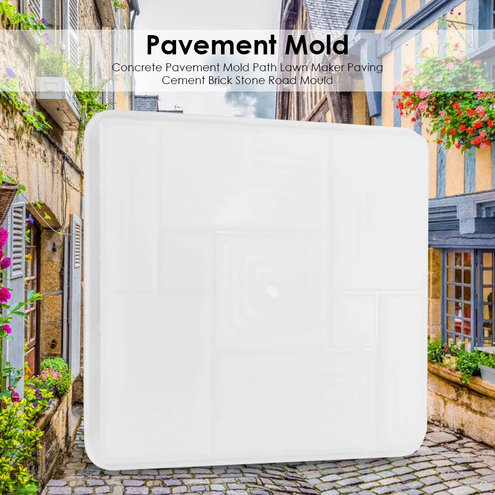 Garden Paving Mold Path Maker Mold Reusable Floor Molding Machine Mold DIY Manually Handmade Home Courtyard Path Lawn Maker view 3