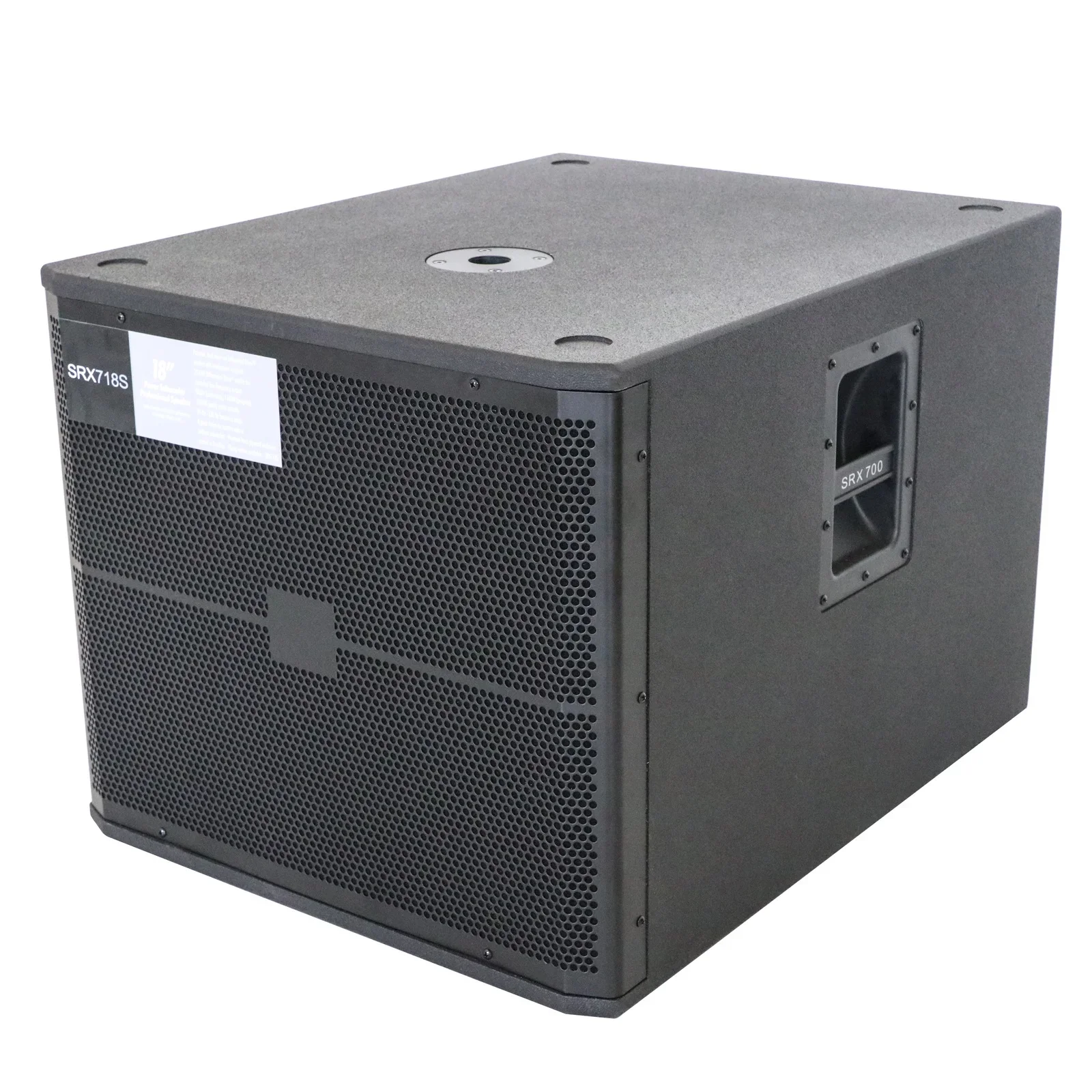 Subwoofer profissional para performance em palco