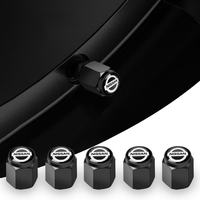 4pcs Car Metal Wheel Tire Valve Caps Stem case for Nissan X-trail Qashqai Note Juke Sentra Patrol Navara Micra car accessories