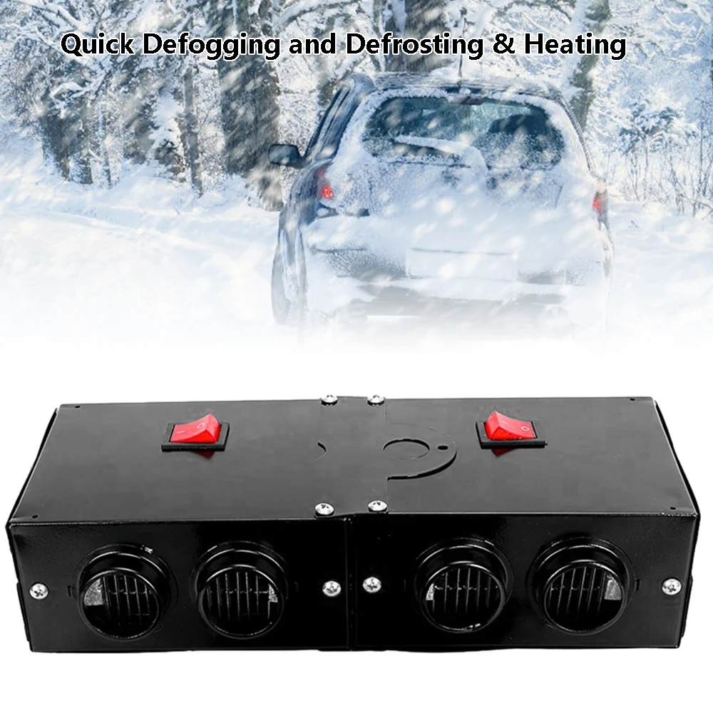 

12 V / 24 V DC 500W Car Heater Air Cooler Fan Windscreen Demister Defroster