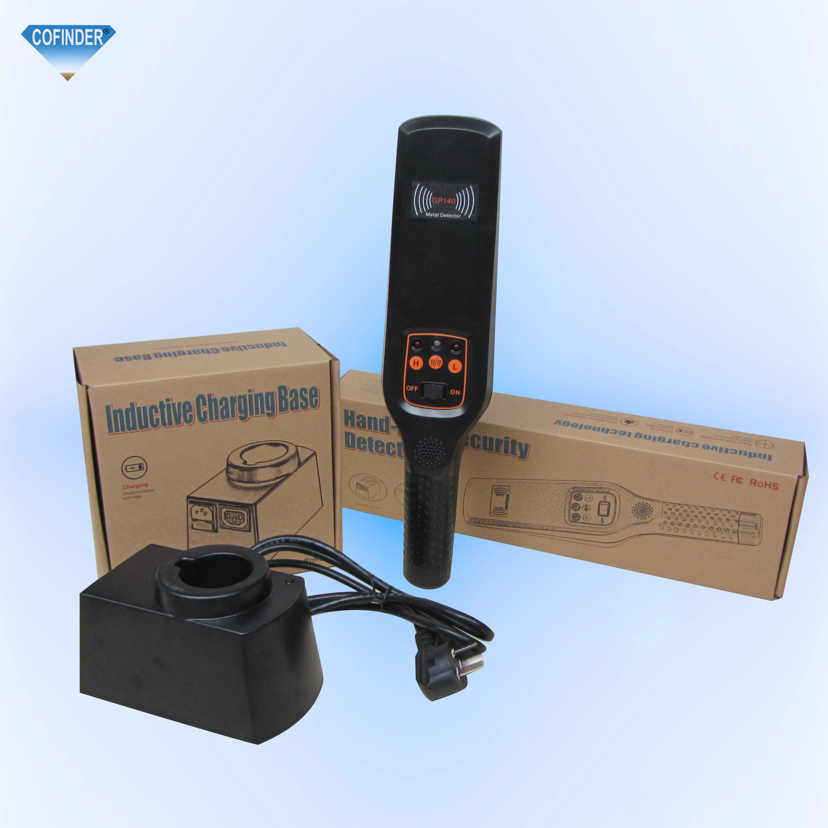 Pinpoint Gold Metal Detector GP140 เครื่องสแกนโลหะมือถือความไวแสงสูงสําหรับการตรวจสอบ