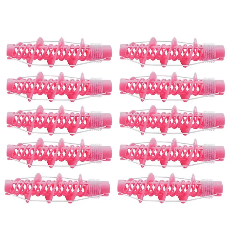 ABZA-20Pcs Hair Styling Tools Hair Care Natural Big Wave Curls Rollers Curlers Curling Styling Tool
