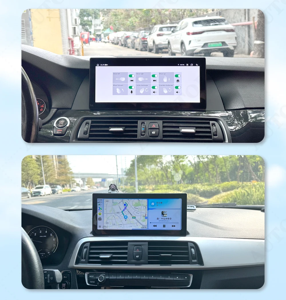 AUTOTOP 10.25" Android 14 1920*720P Car Air Gesture Touchscreen For BMW X1 E84 2009-2015,Apple Carplay Android Auto,GPS 4G WIFI
