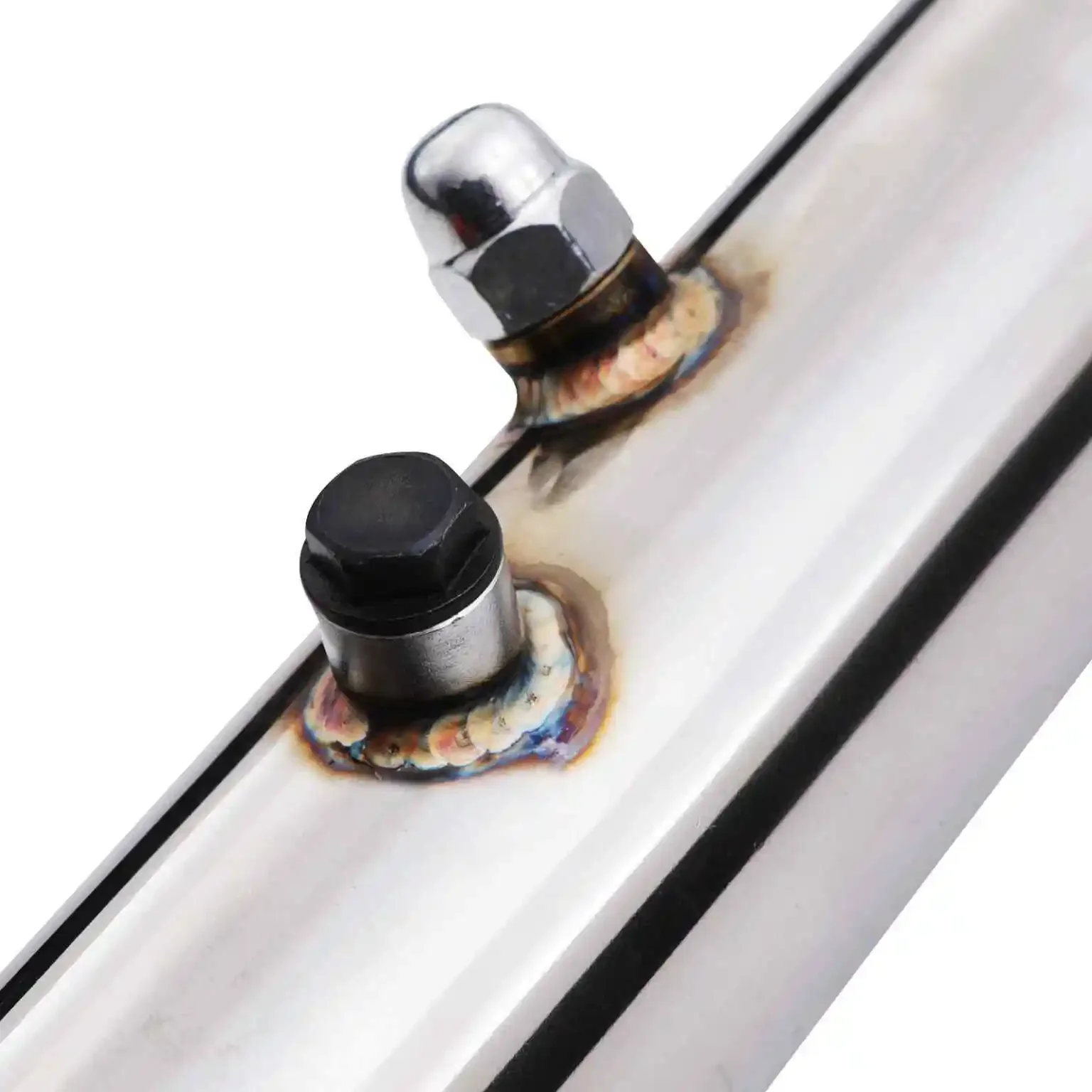 VwGolf R MK7 Tubo di scarico Produttore di motocicli Sezione testa del sistema di scarico del nucleo del convertitore catalitico personalizzato