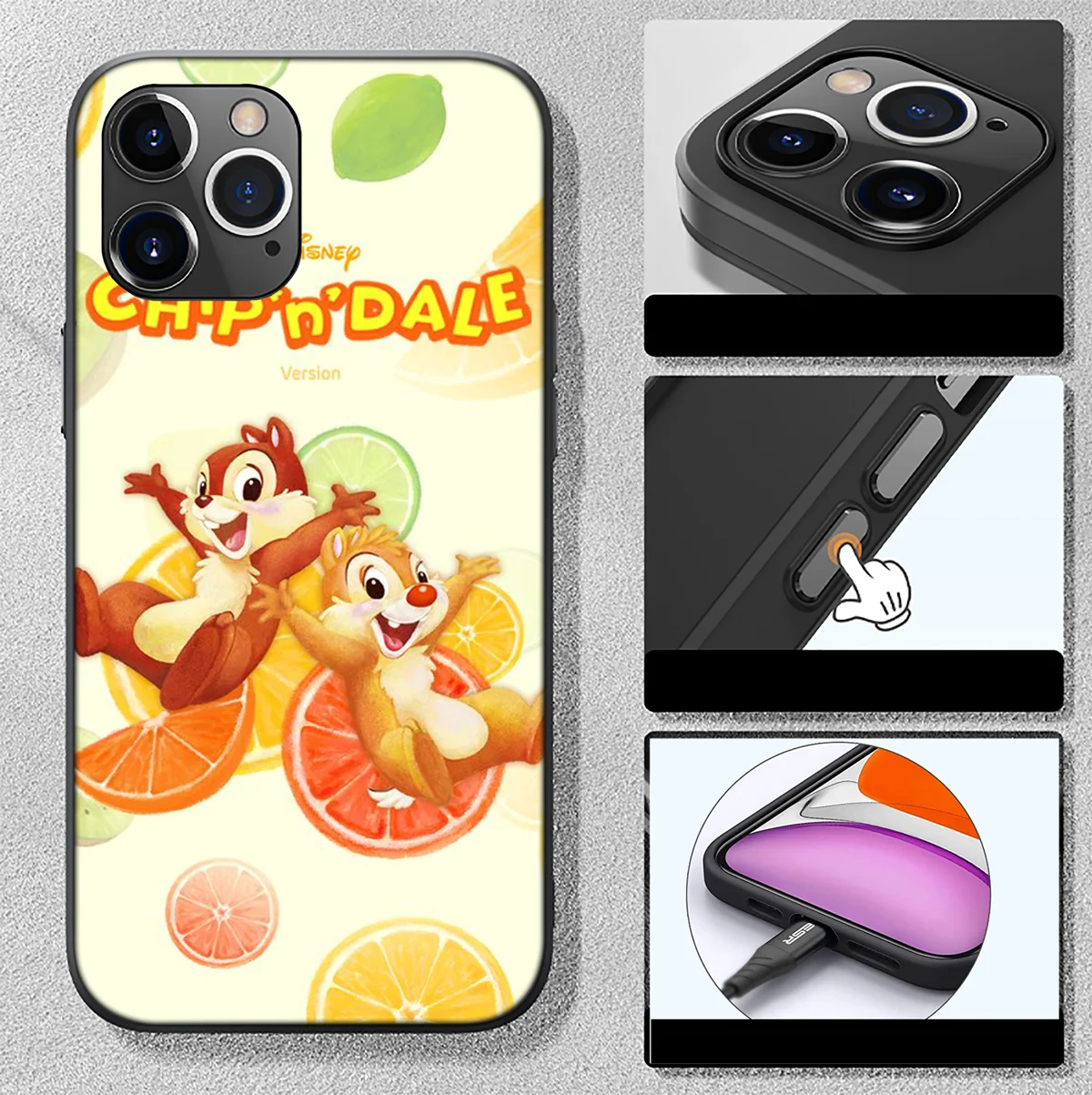 SA53 Disney Chip 'n' Dale Soft Case für Huawei Mate 20 P20 P30 Y8P Y8S Y9S Y7A Y9A Y5P Lite Pro