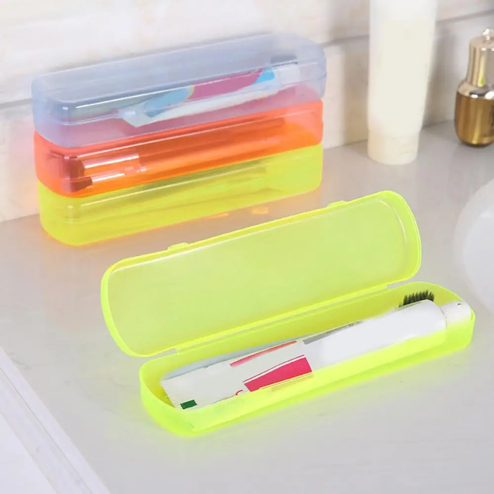 Storage Container Box Holder Protable Outdoor Travel Toothbrush Tooth Paste