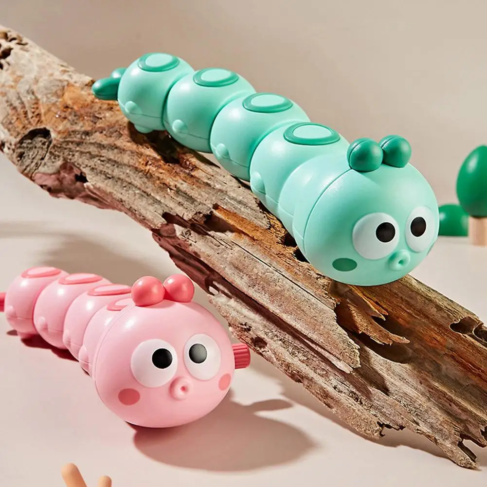 Wind‑up Caterpillar Toy Battery‑Free Wiggling Crawling Animal Toy Cute Swing Insect Early Educational Plaything For Children