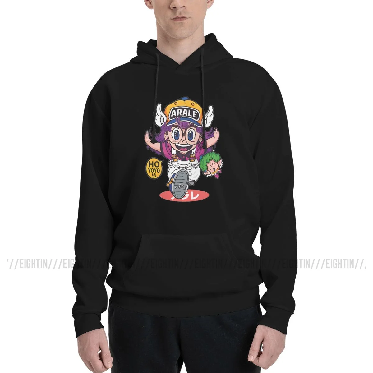 Arale Norimaki - Dr. Slump Hoodie Men's Casual Cartoon Anime Comic Character Sweatshirts Autumn Long Sleeve Pullover