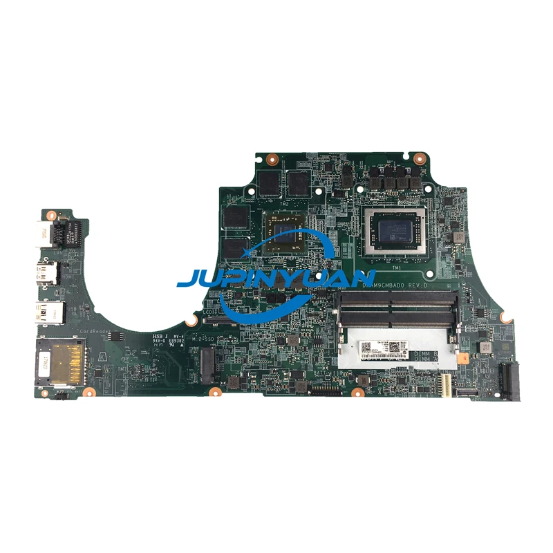 For DELL Inspiron 5576Laptop Motherboard CN-02TG9M 02TG9M 2TG9M DAAM9MBAD0 With FX-9830P CPU 216-0896102 GPU DDR4 Full Tested OK