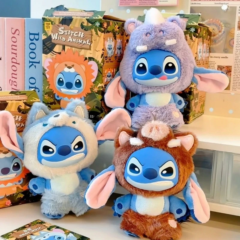 

Stitich Wild Animal Series Blind Box Stitich Mystery Box Trendy Play Doll Pendant Vinyl Plush Girl Birthday Gift Room Decoration
