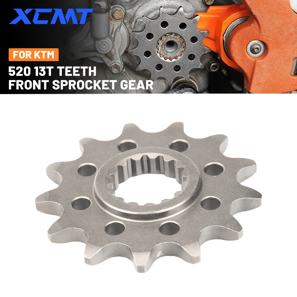 

Передняя звездочка цепи, аксессуары для мотоциклов, 520, цепная шестерня, 13 зубьев для KTM SX SXF XC XCF XCW EXC EXCF MXC HUSQVARNA FC FE TC TE