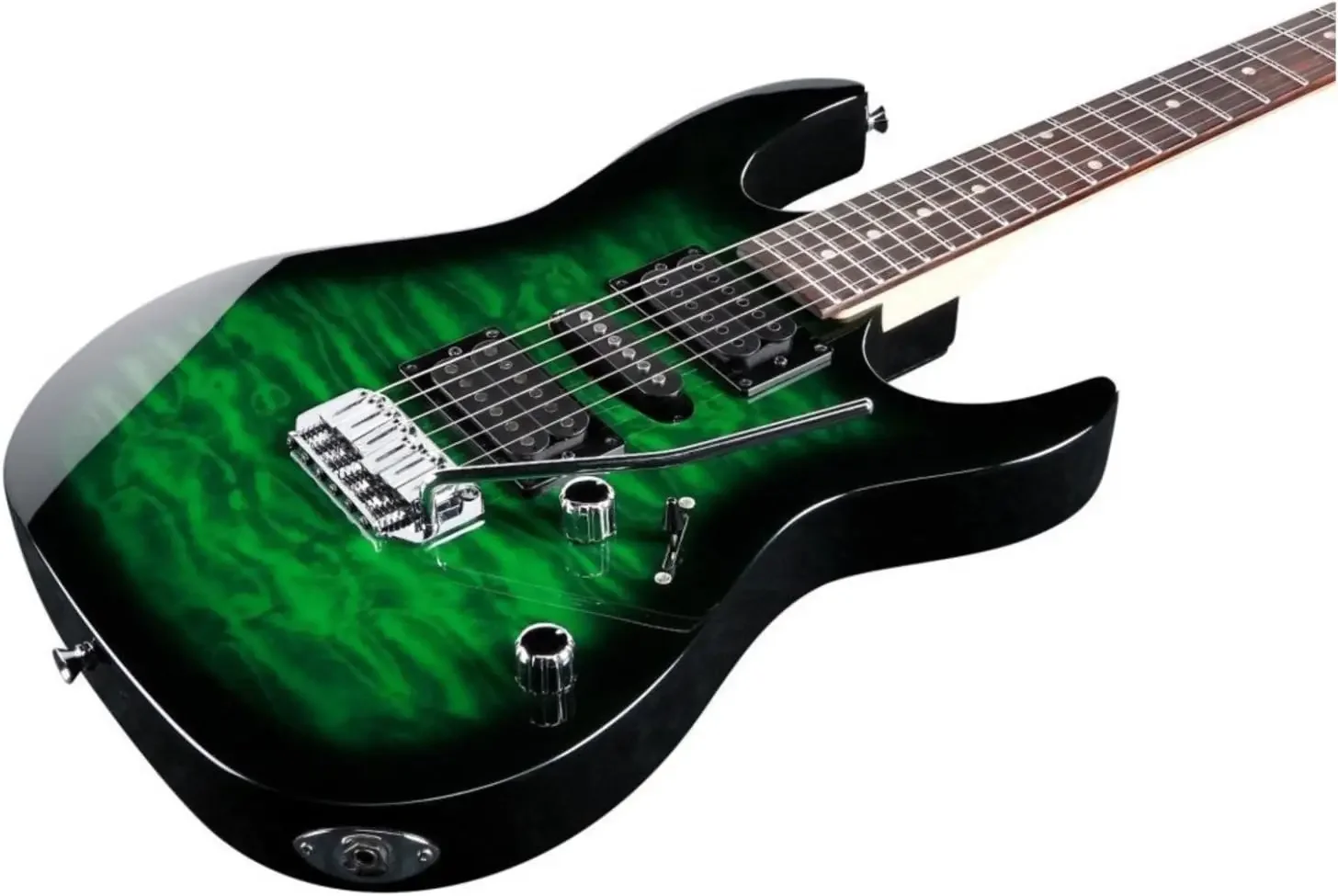 RX Electric Guitar Transparent Emerald Burst