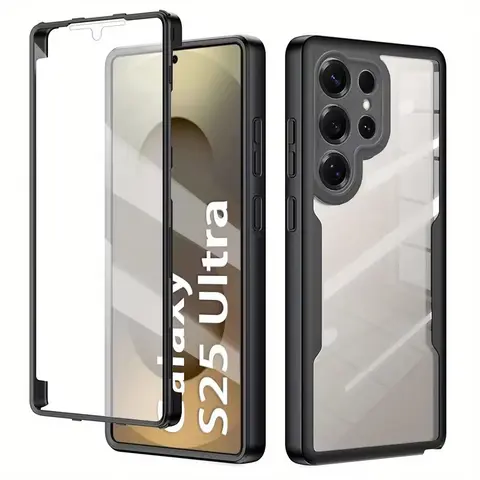 360° Full Cover Shockproof Phone Case For Samsung S26 S25 S24 S23 S22 S21 Ultra Plus FE Shockproof Cover For Samsung S25 Edge