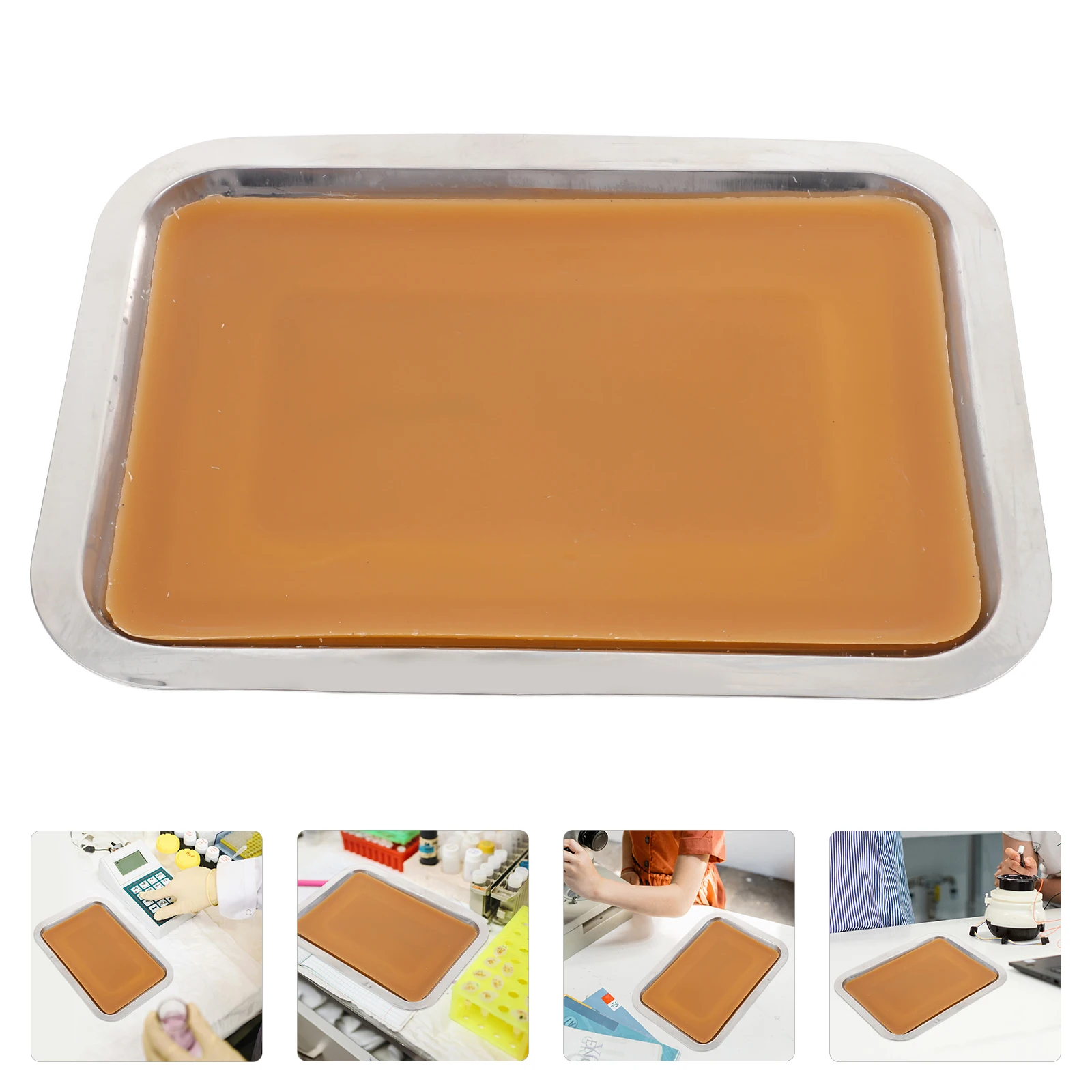 

Biological Experiment Wax Plate Tray Classroom Tools Dissection Laboratory Equipment Junior Medical