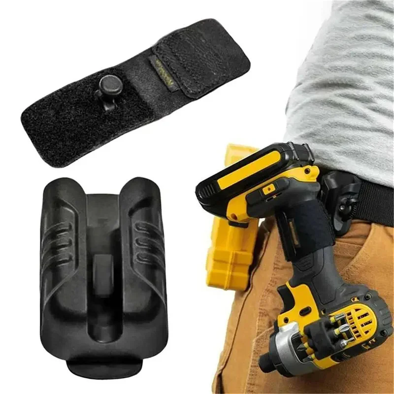 1set Waist Tool Multi-functional Electric Drill Portable Buckle For Wrench Hammer Screw Outdoor Travel Clip Tool Holster