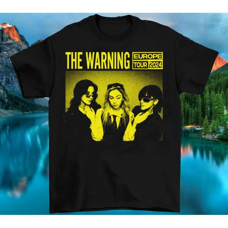 

THE WARNING Band Europe Tour Cotton Black T Shirt For Men All Size JU162