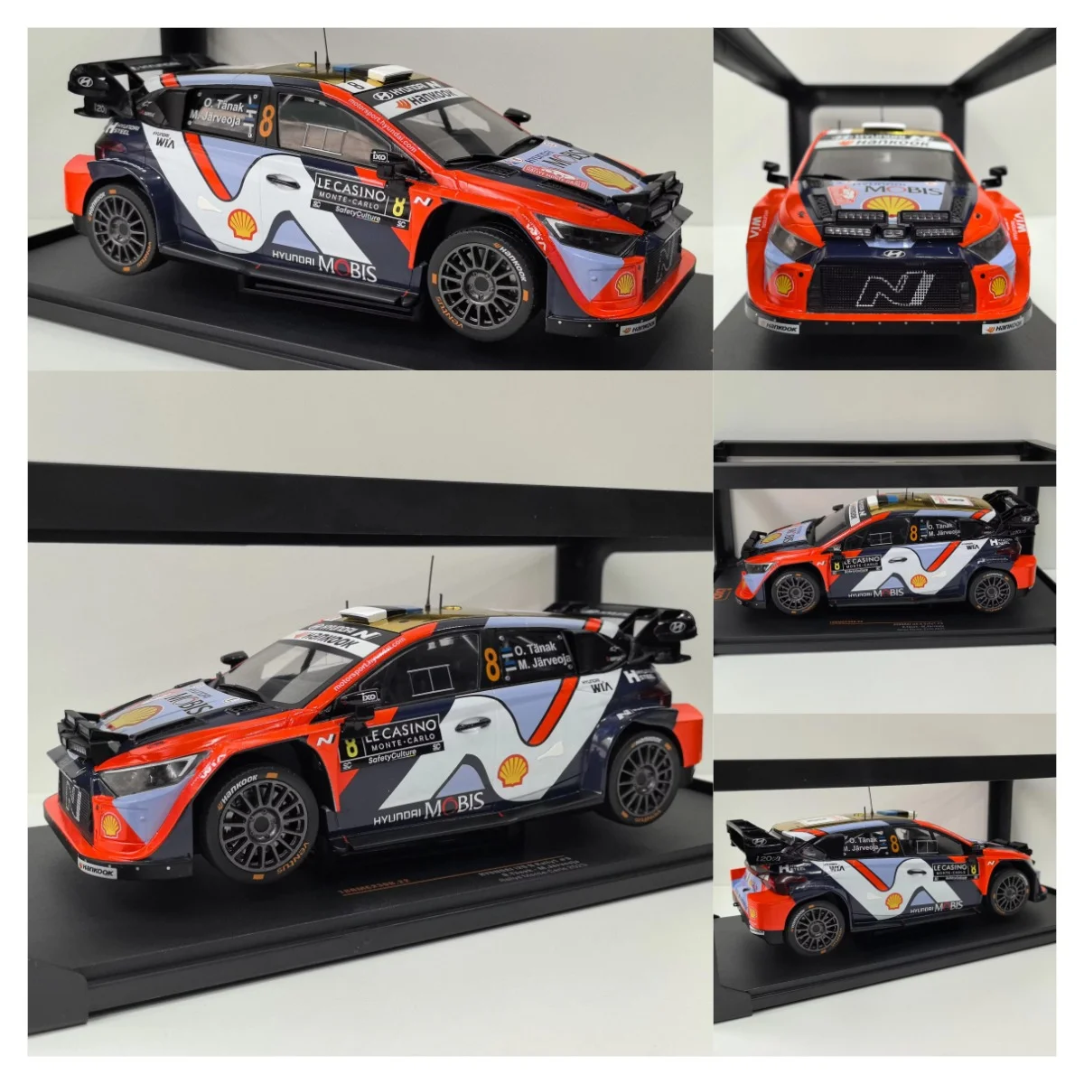 

Модель IXO Diecast в масштабе 1/18 I20 N WRC # Модель автомобиля X7 из сплава, 2025 год, 8 штук