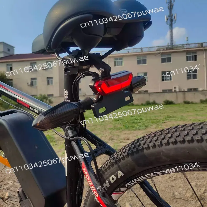 Suitable for Electric Bicycle Waterproof Cable Light Set Front Rear Flashing Dynamic Turn Signals 24V 36V 48V 52V 60V
