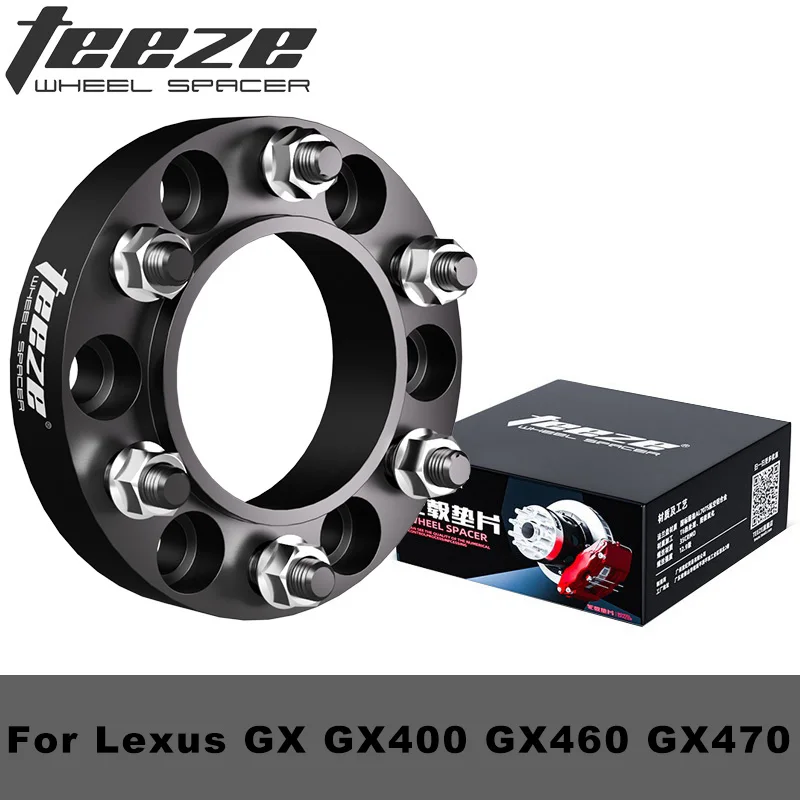 

Проставки колесные Teeze 6x139.7 CB 106.1 M12X1.5 для Lexus GX GX400 GX460 GX470, алюминиевые, расширяющие колесную базу, 1 шт.