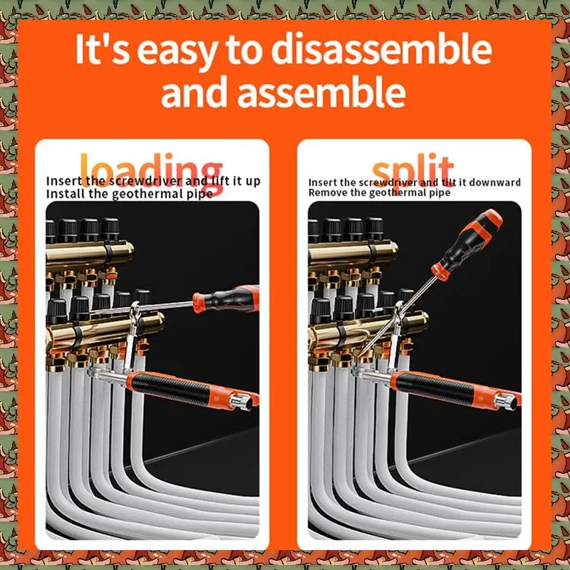 

ABLQ Multifunctional Universal Floor Heating Pliers Disassembly Pliers Water Separator Cleaning Heating Special Pliers