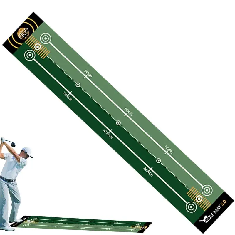 

Golf Putting Green Training Mat Portable Golf Putting Mat Golf Training Equipment Indoor Anti-Slip Golf Putting Green Pad