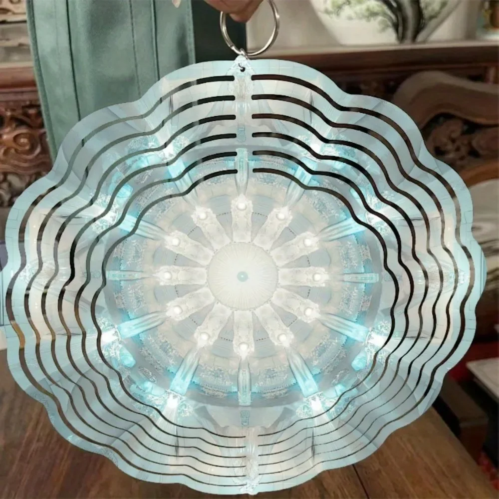 CIFBUY Wind Chimes 360 Rotating Garden Spinner Creative Hanging Ornament Decor for Patio Yard Lawn Porch Balcony