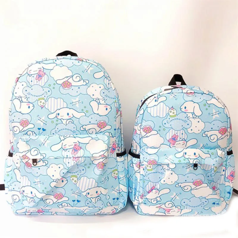 Sanrio Hellokitty Mymelody Cinnamoroll LittleTwinStars Cartoon Student Schoolbag Backpack Parent-child Schoolbag Light Backpack