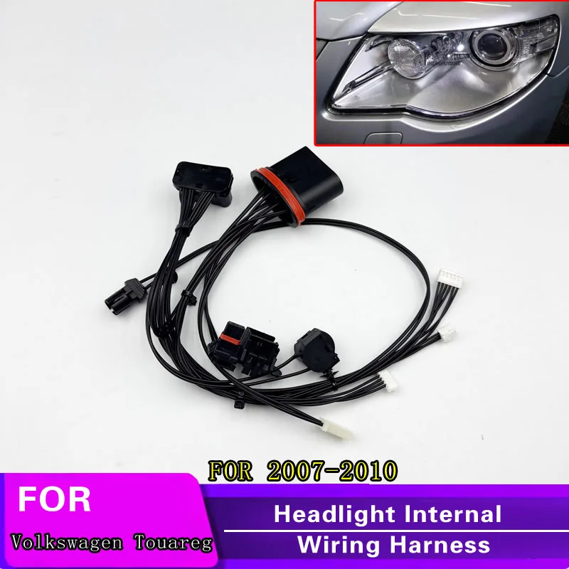 

Для Volkswagen Touareg 2007-2010 гг., жгут проводов для фар Touareg, жгут проводов Touareg, проводка для освещения AFS, регулировка толкателя