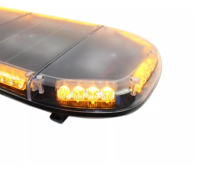 Barra de luz Led de advertencia para coche de 46 pulgadas y 88W, luz de emergencia ámbar, luz de coche de ambulancia, luz de advertencia policial