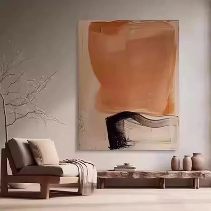 Modren Home Wall Decor Pure Handmade Abstract Oil Painting On Canvas Art Poster High Quality Mural For Living Room Bedroom Proch