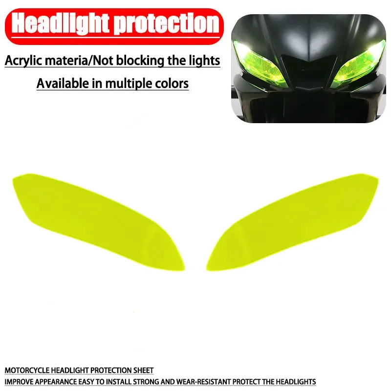 Fit For yamaha YZF-R3 19-23 YZF-25 R3 R25 Motorcycle Front Headlight Guard Head Light Lens Cover Protector