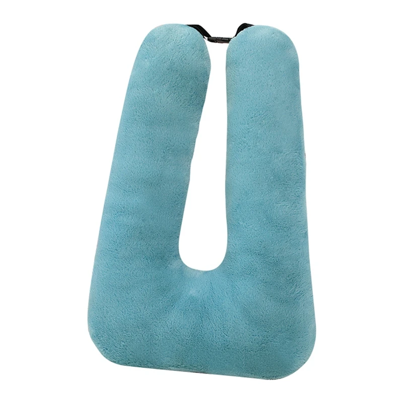 Travel Pillow, Children's Travel Pillow, Multifunctional Car U-Shaped Pillow,Rear Seat Supports Heads And Body(Green )