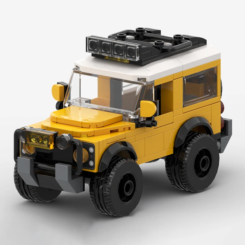 187pcs MOC Land Rover Defender Expedition Creator Model Building Blocks Architecture Festival Gift Toys Idea Brick