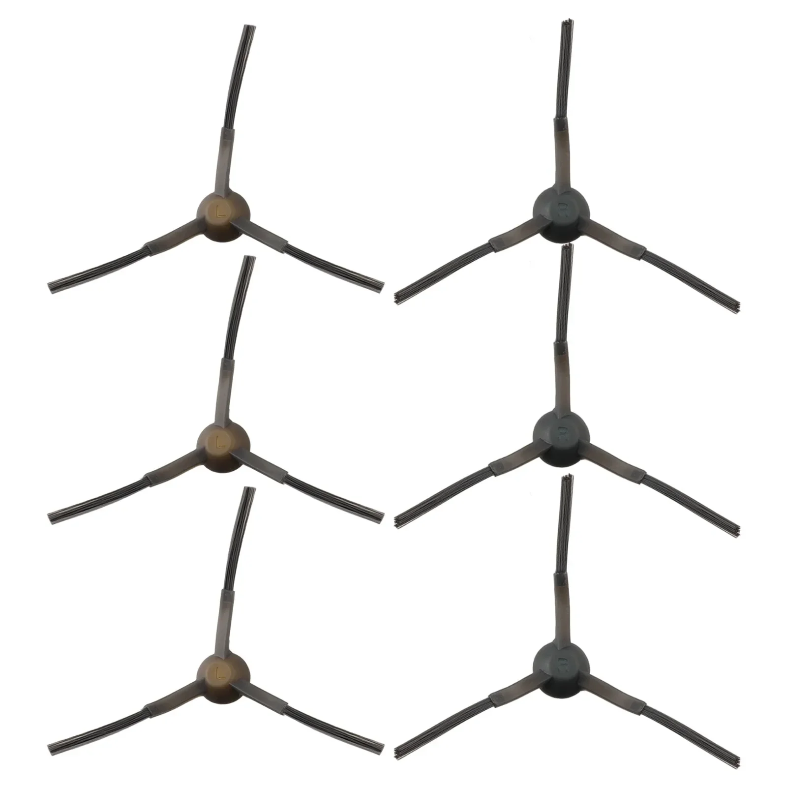 

6-Pack Eurekas NER700 Robot Vacuum Cleaner Side Brush Spare Replacement Side Brush Sweeping Parts Floor Cleaning