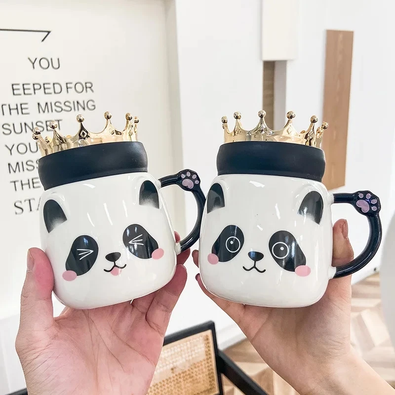 wholesale Cute cartoon Ceramics Mug Coffee mugs Milk Tea Mugs Breakfast Cup Drinkware Novelty Gifts