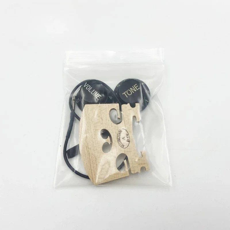 

Acoustic Violin Upgrade Kit, Complete Set with Piezo Pickup, Maple Bridge, Tailpiece and Fine Tuners