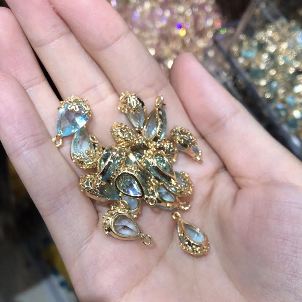

21Pcs Zircon Pendant Fashion Watermelon DIY Jewelry Making Set for Necklace Bracelet Craft Accessories Zircon Pendant