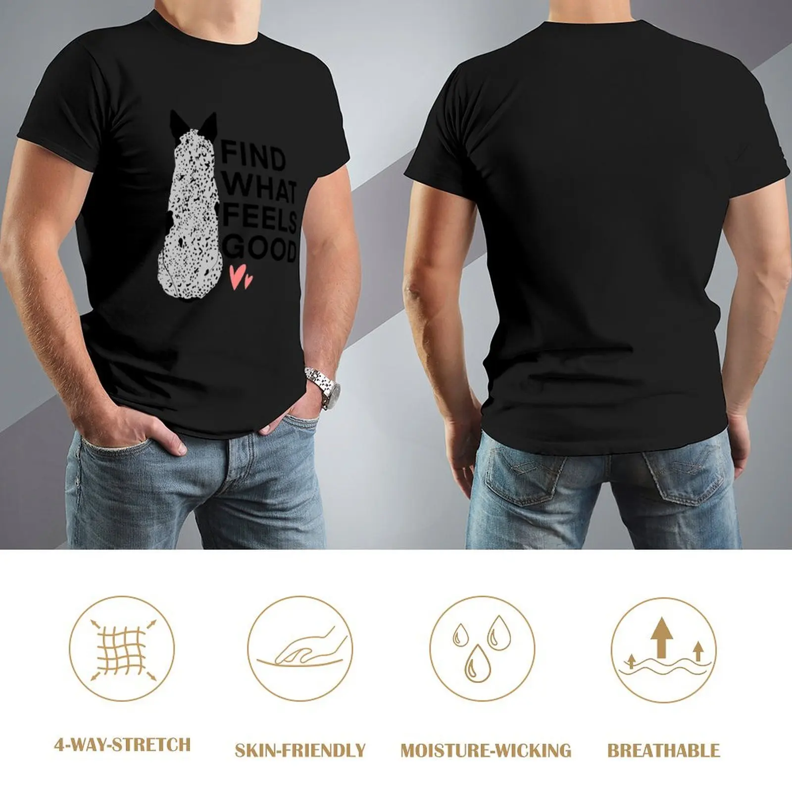 ابحث عن ما يبدو جيدًا، تي شيرت مخصص صمم قمصانك الرجالية ذات الأكمام القصيرة #4