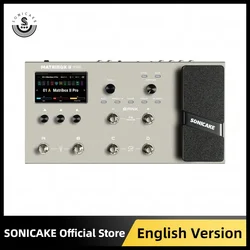 SONICAKE Matribox II Pro 4.3“ touch screen Guitar Bass Amp Modeling IR Multi-Effects with Expression Pedal FX Loop MIDI QME-200