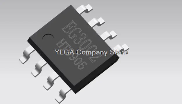 EG3002 single channel power MOSFET driver chip SOP8 withstand voltage 30V, output current 1A       50PCS -1lot