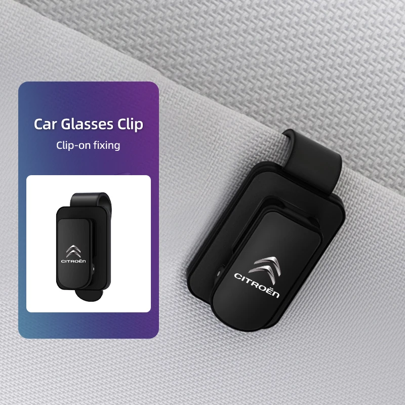 نظارات السيارة كليب الشمس قناع النظارات الشمسية حامل مُنظِم اكسسوارات لسيتروين C4 C3 C5 C1 C2 بيرلينجو سيليسي الصبار بيكاسو