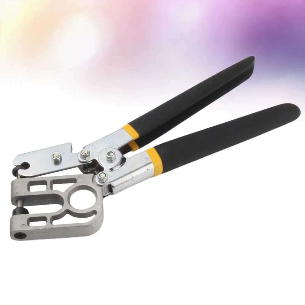 

Steel Crimper Punch Lock Single Hand Keel Fastening Forceps Flat Mouth Metal Plier Ergonomic Drywall Sheet Metal