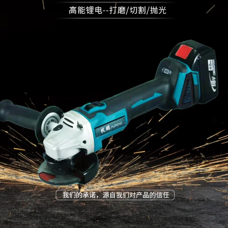 

Angle Grinder Rechargeable Cutting Machine Multifunctional Angle Polishing Grinder Suitable for Makita Batteries