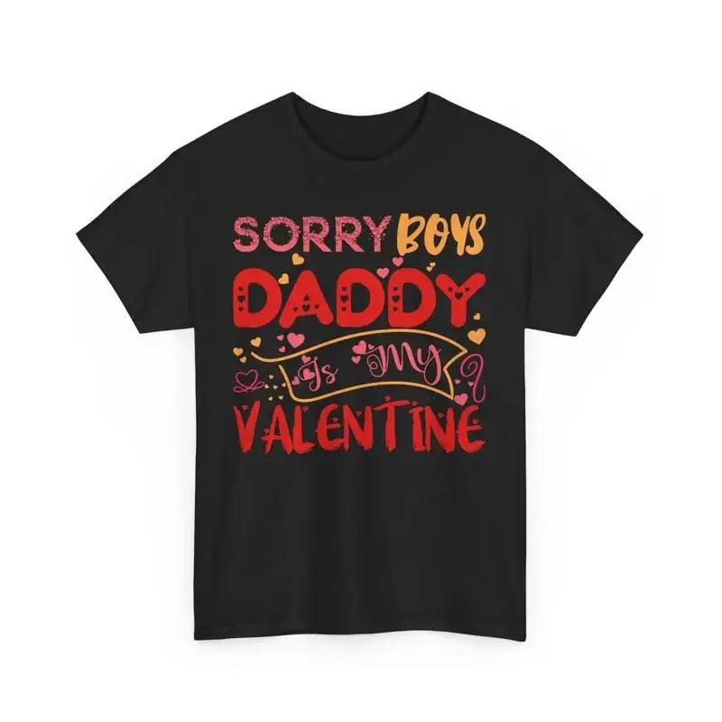 Daddy'S Valentine T Shirt Playful Valentine'S Day Father As Hero Tee
