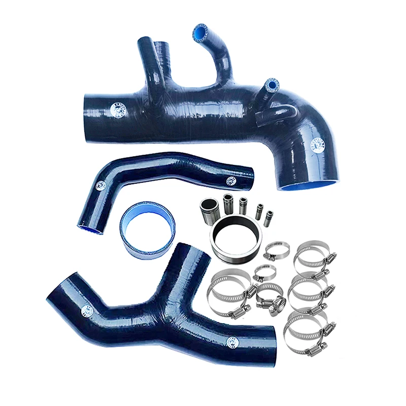 

Silicone Intake Pipe Map Hose & Intercooler Hoses Kit For 2004-2008 Subaru Forester XT 2.5T