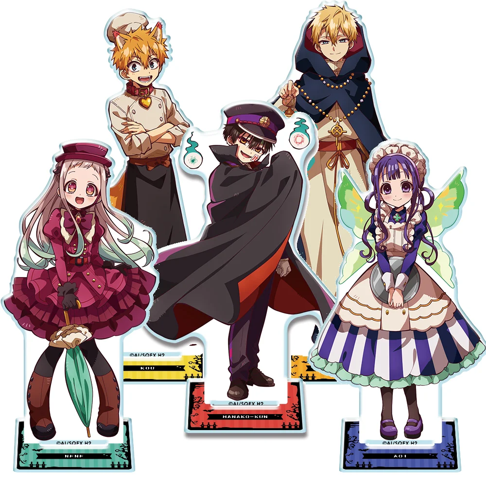 Toilet-Bound Hanako-kun Nene Kou Teru Mokke Mitsuba Tsukasa Sakura Ntsuhiko Aoi Akane Official Acrylic Stand Desktop Decor Gifts