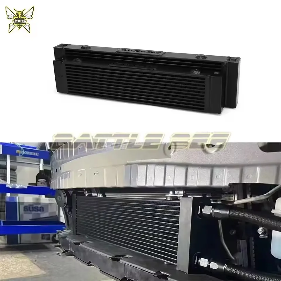 Radiador de aluminio británico de 11 y 14 filas para automóvil, enfriador de aceite de transmisión M22x1.5, radiador de refrigeración de gran capacidad, enfriador general